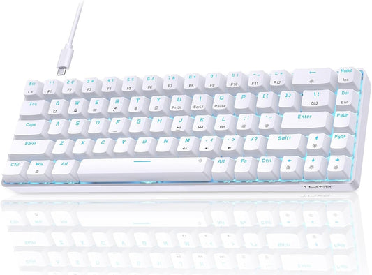 TMKB T68SE Gaming Keyboard, 60% Mechanical Keyboard, LED Backlit