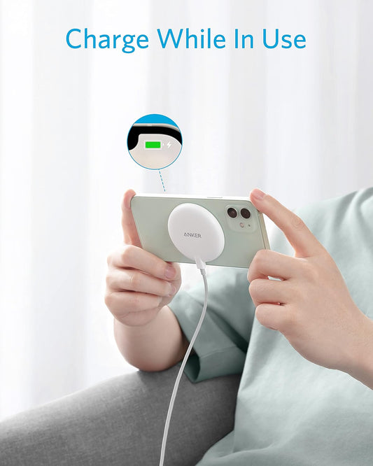 Anker 7.5W Magnetic Wireless Charger with USB-C