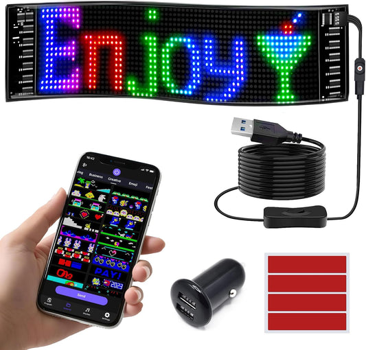 GOTUS Full Colour LED Signs,Programmable LED Sign,Bluetooth