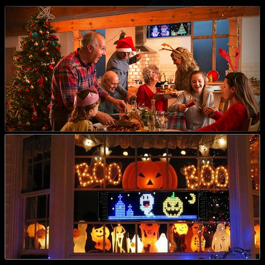 GOTUS Full Colour LED Signs,Programmable LED Sign,Bluetooth