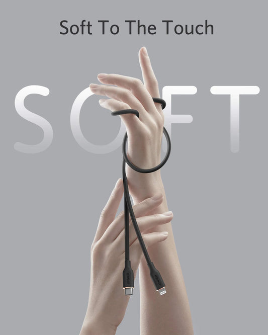 Anker 641 USB-C to Lightning Cable (Flow, Silicone) 2m