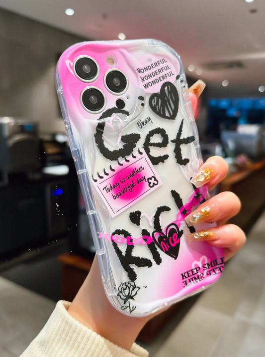 Graffiti "Get Rich" iPhone Case