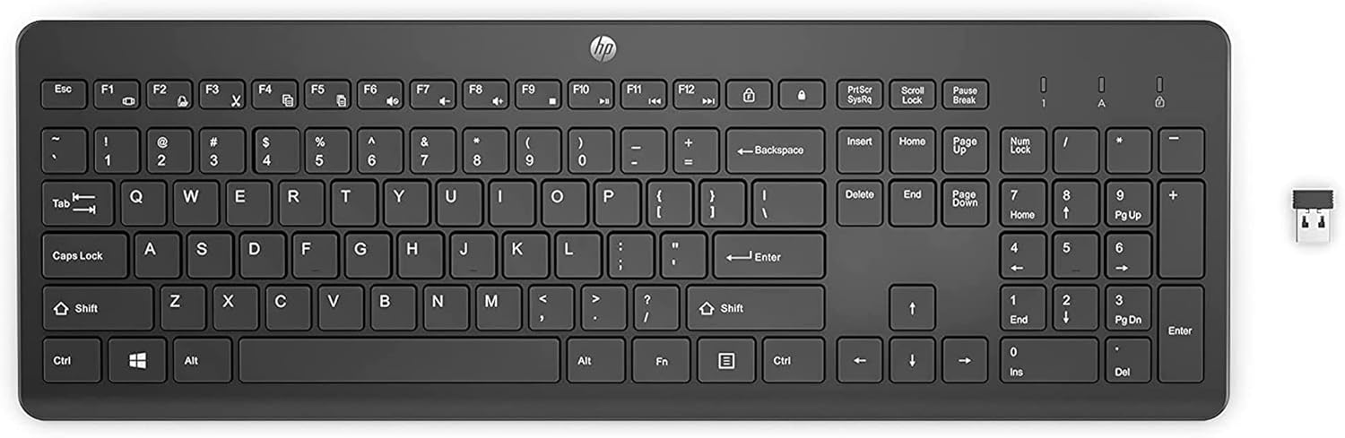 HP 230 Wireless Keyboard - Wireless Connection