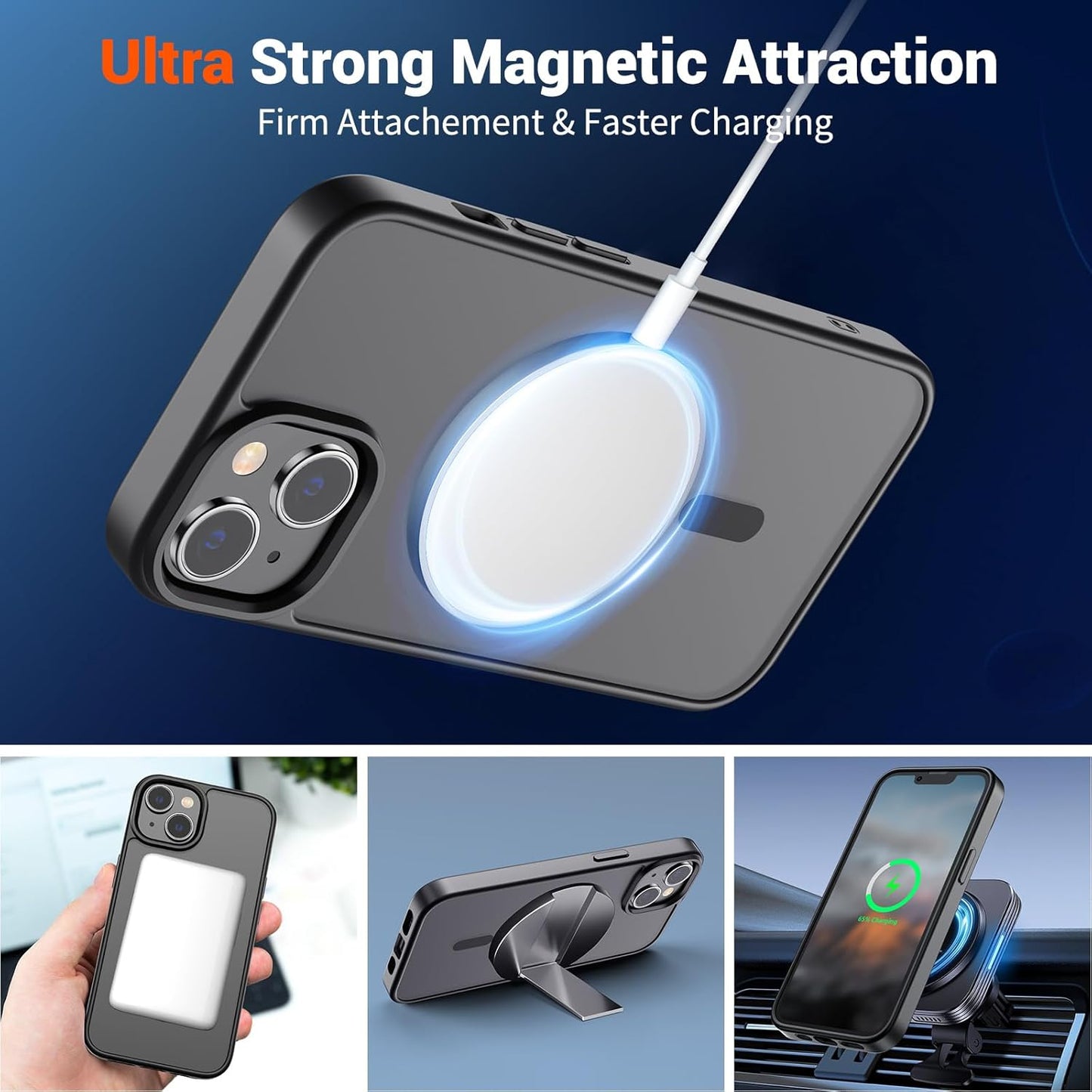 iPhone Colored Hybrid MagSafe Case