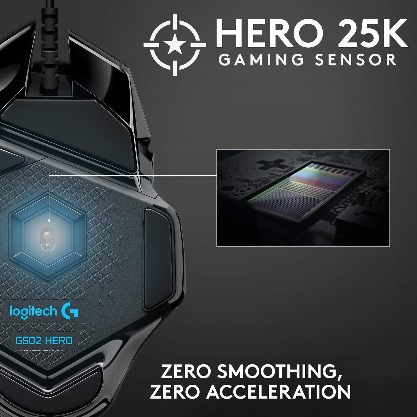 Logitech G502 HERO: A High-Performance Wired Gaming Mouse