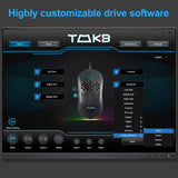 The TMKB Falcon M1SE Ultralight Honeycomb Gaming Mouse is a high-precision mouse.