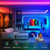 FONEWE Led Lights for Bedroom 50FT LED Strip Lights