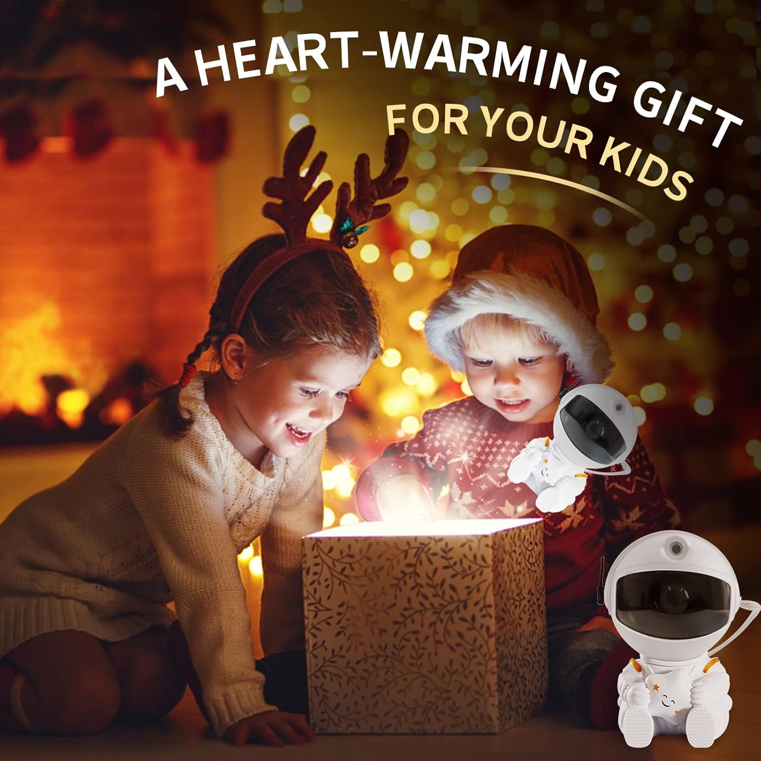 Astronaut Star Projector, Nebula Galaxy Projector Night Light
