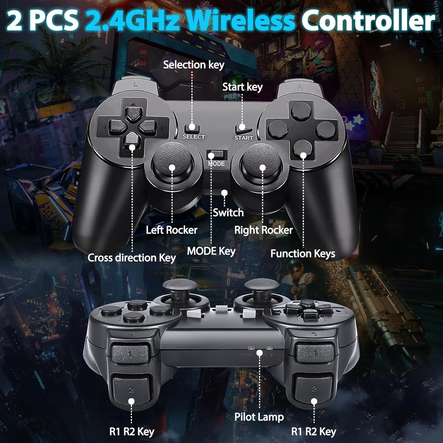 Wireless Retro Nostalgia Gaming Stick