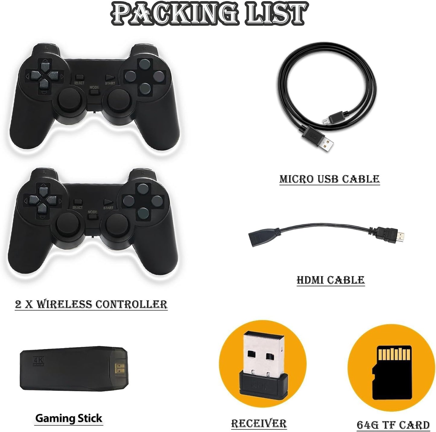 Wireless Retro Nostalgia Gaming Stick