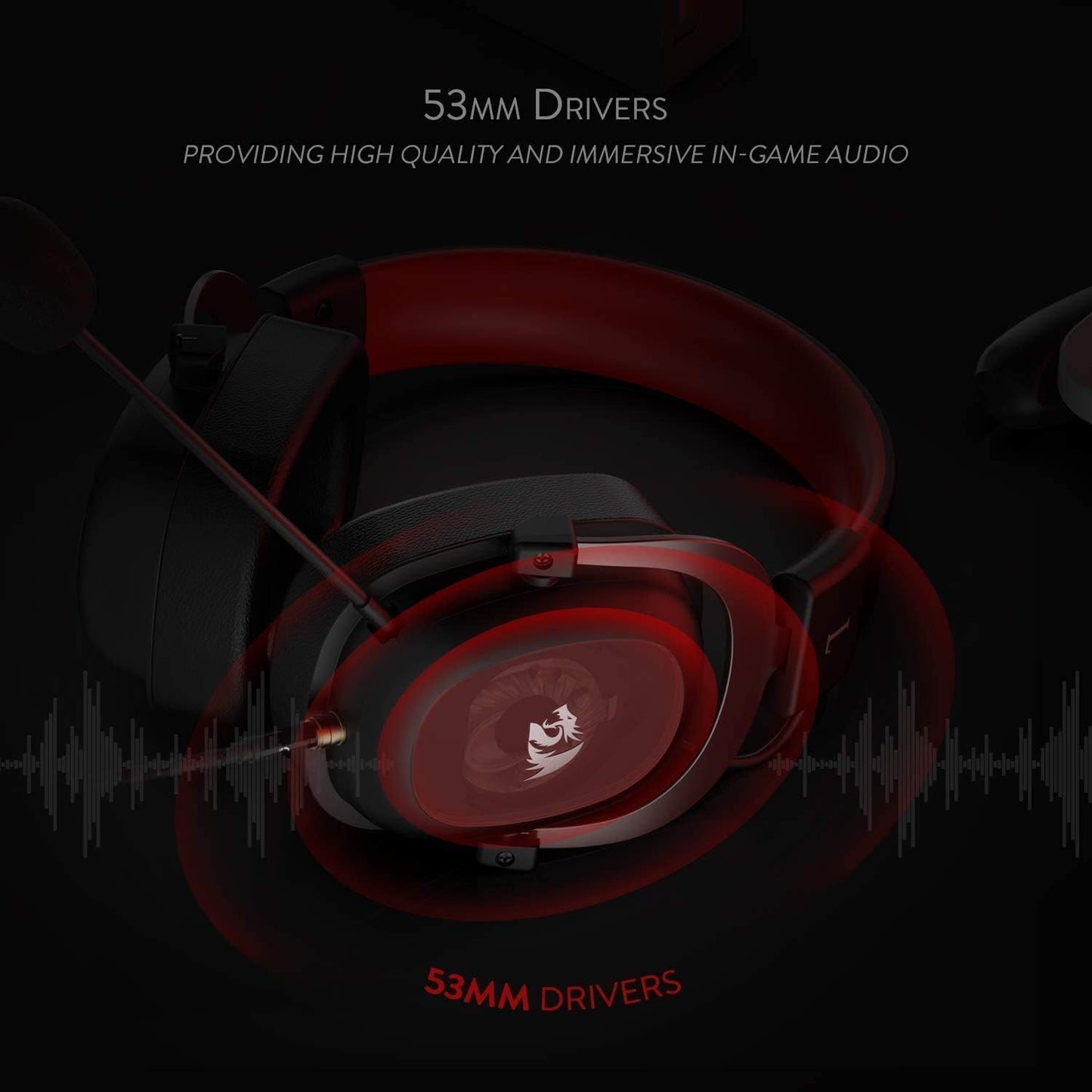Redragon H510 Zeus Wired Gaming Headset Surround Sound