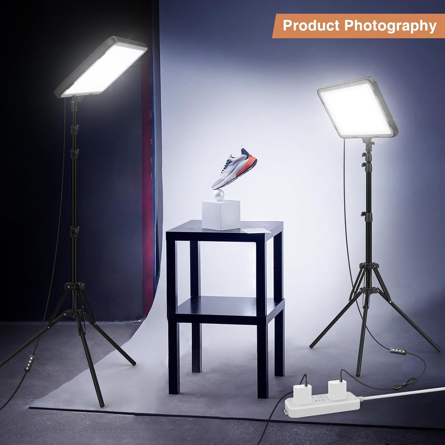 2-Pack studio Photography Lighting Kit