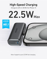 Anker Nano Power Bank (22.5W, Built-In USB-C Connector)