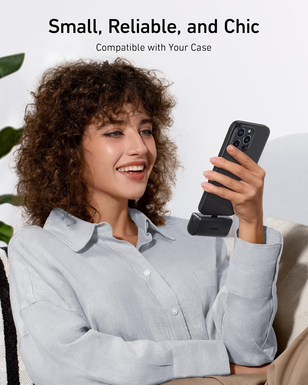 Anker Nano Power Bank (22.5W, Built-In USB-C Connector)