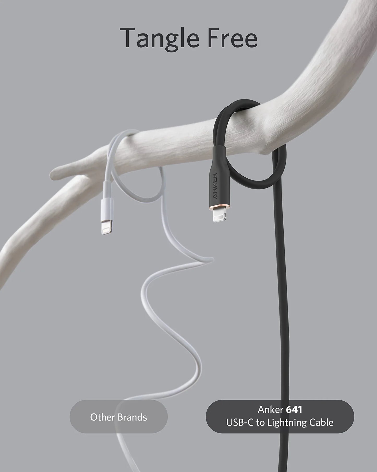 Anker 641 USB-C to Lightning Cable (Flow, Silicone) 2m