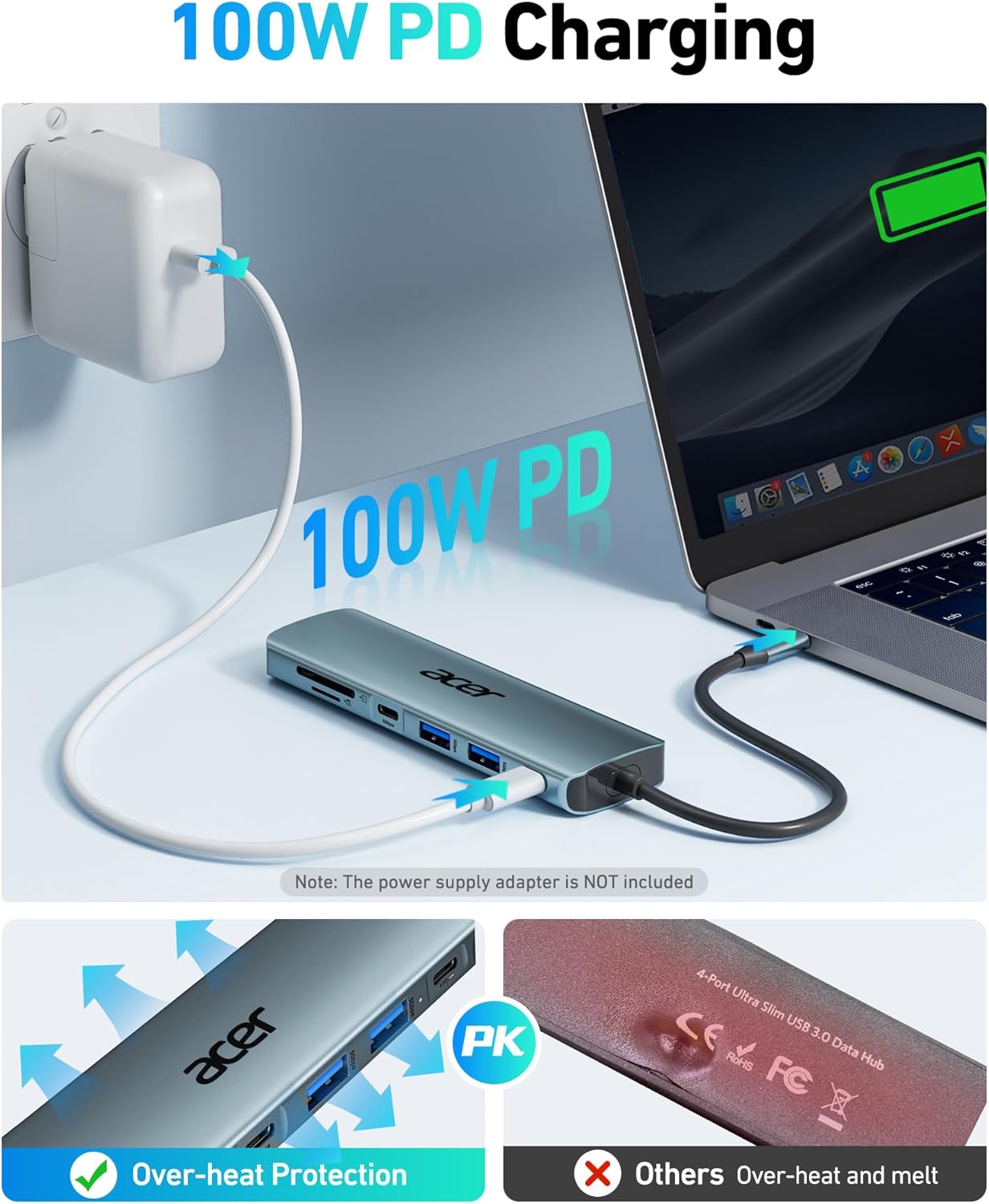 Acer 7-in-1 USB-C Hub – Multiport Adapter