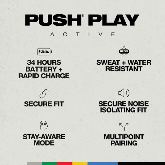 Skullcandy Push Play Active Wireless Earbuds