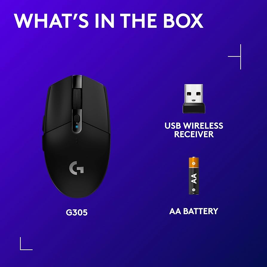 Logitech G305 Light-Speed Wireless Gaming Mouse