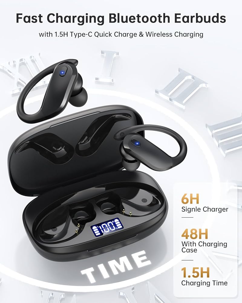NDO Wireless Earbuds Bluetooth 5.3 Headphones Sport
