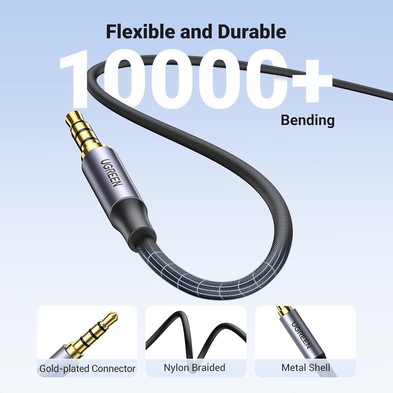 UGREEN 3.5mm Audio Cable Braided