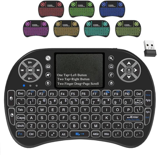 Wireless Mini Keyboard with Touchpad Mouse