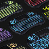 Wireless Mini Keyboard with Touchpad Mouse