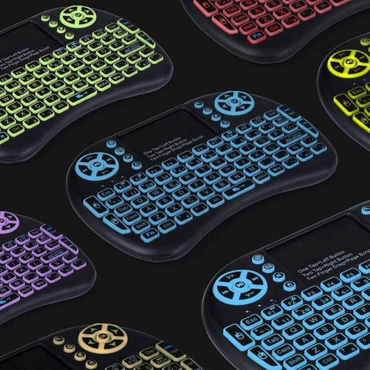 Wireless Mini Keyboard with Touchpad Mouse