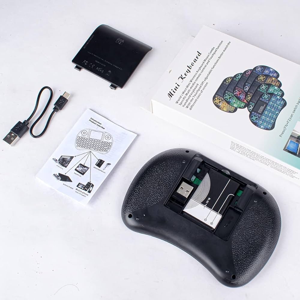 Wireless Mini Keyboard with Touchpad Mouse