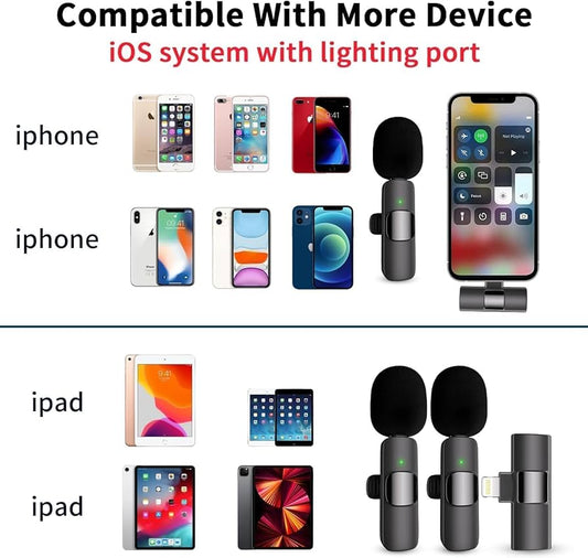 Professional Wireless Microphone for iPhone