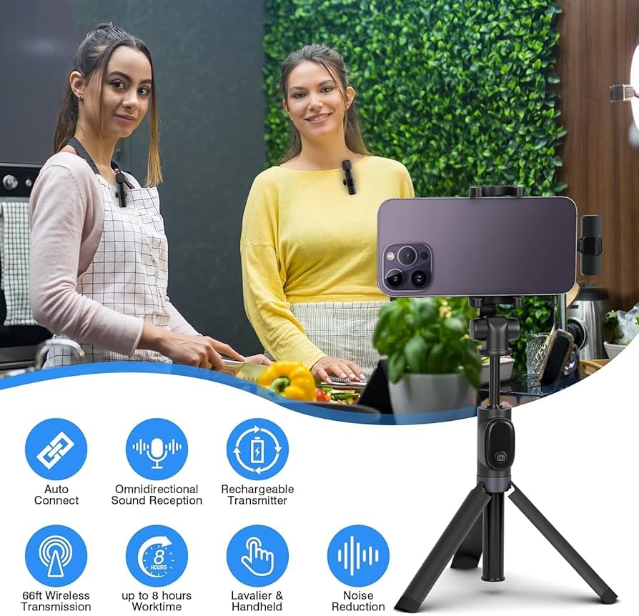 Professional Wireless Microphone for iPhone