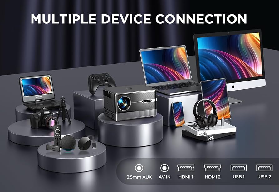 DBPower Outdoor Projector 4K