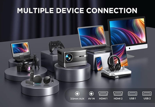 DBPower Outdoor Projector 4K