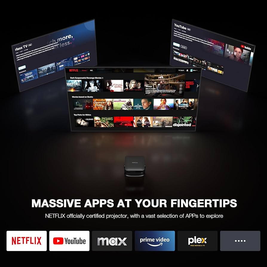Voplls Mini Projector 4K