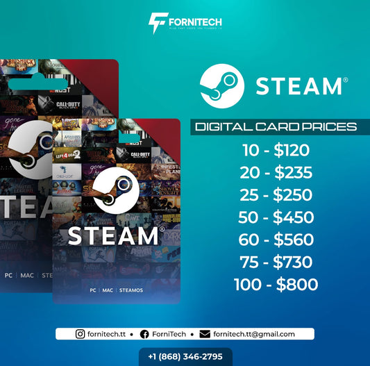 Steam Gift Card (Digital) (UNITED STATES ONLY)
