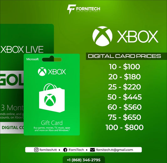 XBOX Gift Card (Digital) (UNITED STATES ONLY)