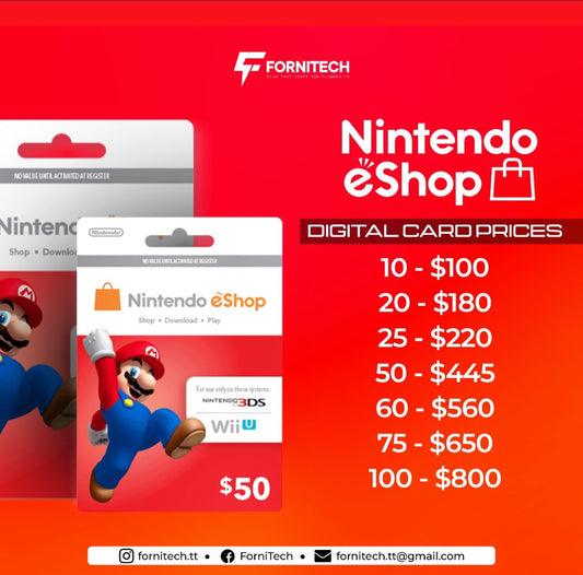 Nintendo eShop Gift Card (Digital) (UNITED STATES ONLY)