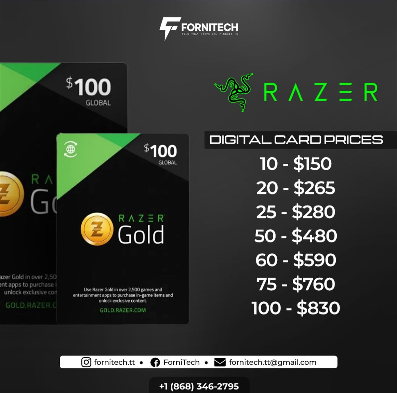 Razor Gift Card (Digital) (UNITED STATES ONLY)