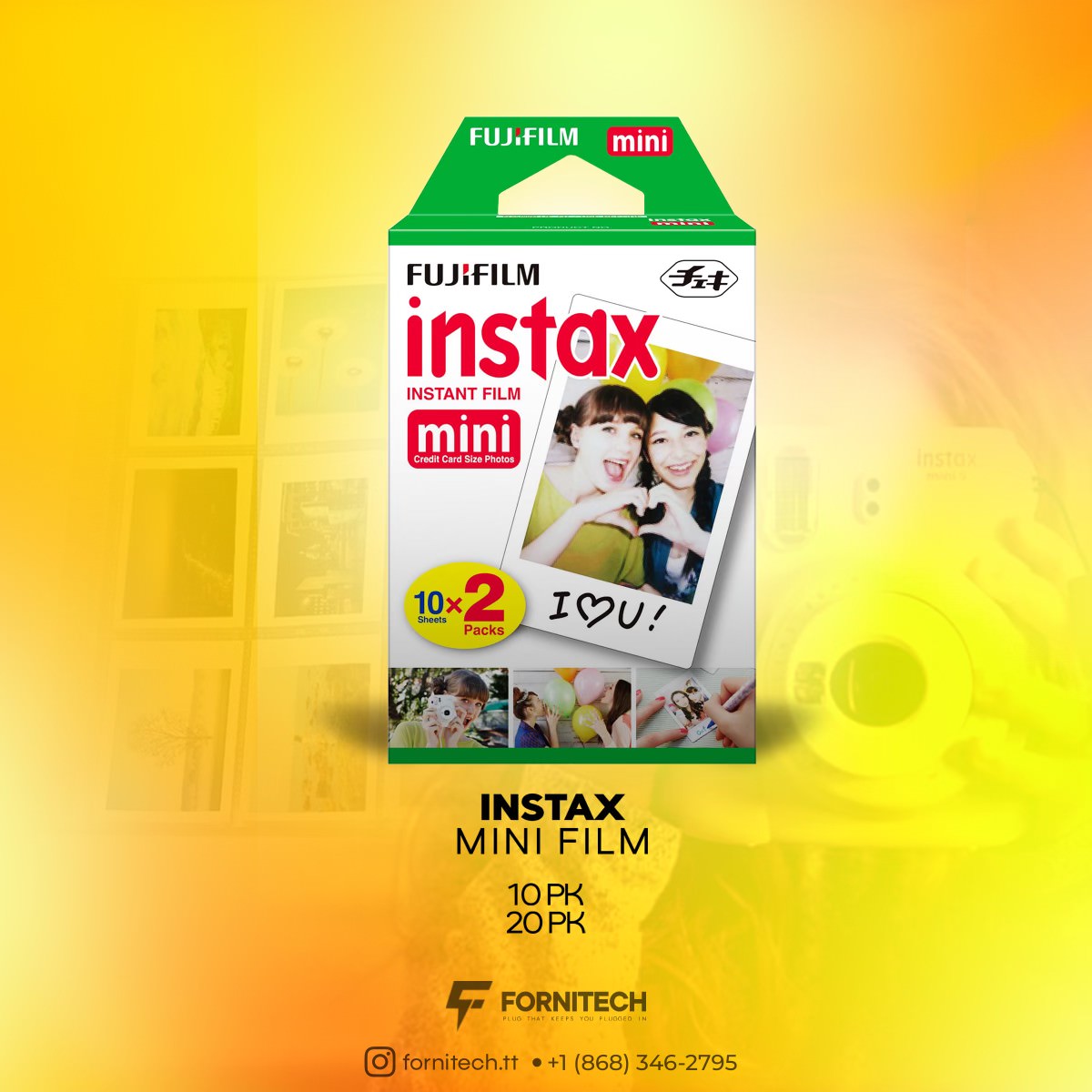 Película instantánea Fujifilm Instax Mini