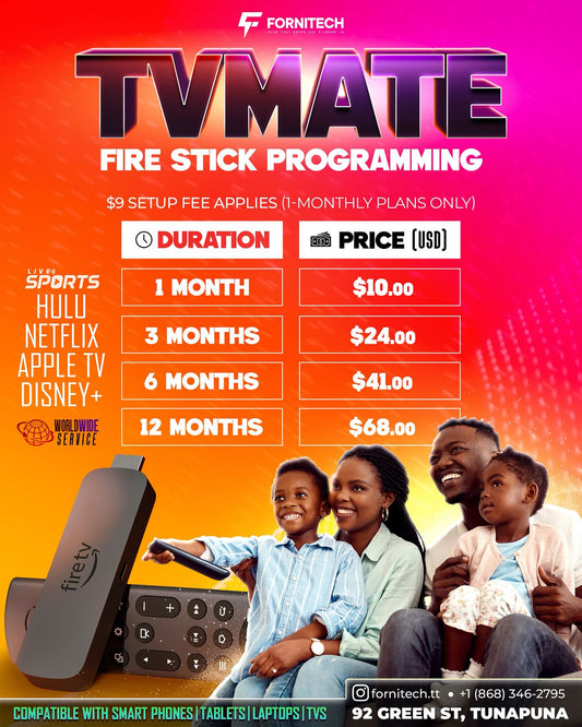 TvMate & Firestick Programming (US Version)