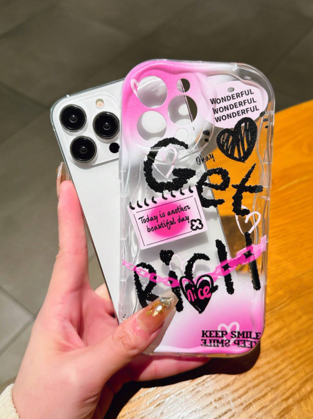 Graffiti "Get Rich" iPhone Case